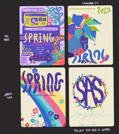 Calista Poster Drafts